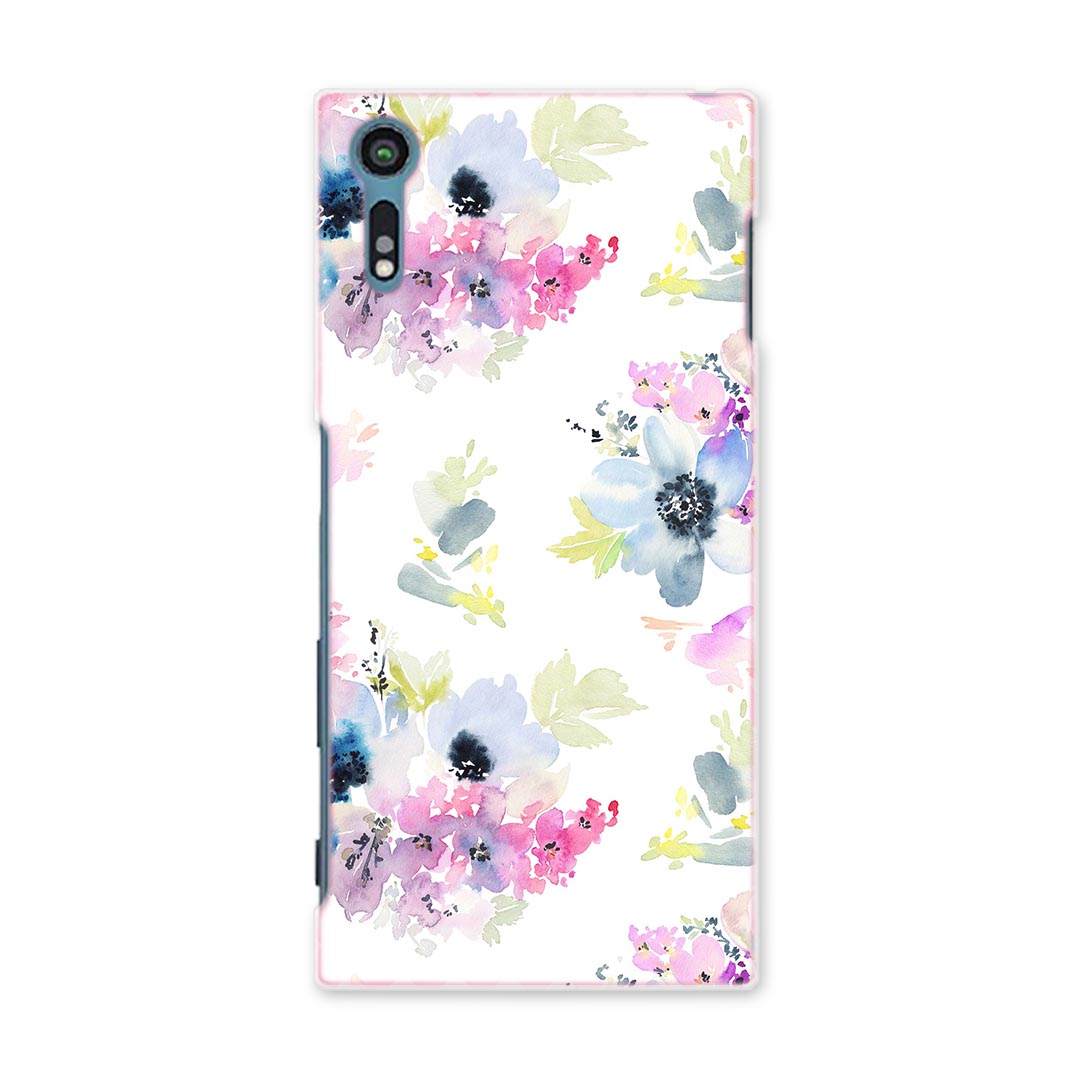 602SO Xperia XZs エクスペリアXZs softbank ソフトバンク 602so スマホ カバー ケース スマホケース スマホカバー TPU ソフトケース 011110 花 水彩 カラフル