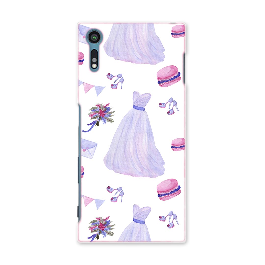 Rakuten - SOV35 Xperia XZs エクスペリア XZs au エーユー スマホ カバー スマホケース スマホカバー TPU ソフトケース おしゃれ ファッション マカロン 011413
