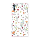 SOV35 Xperia XZs エクスペリア XZs au エーユー スマホ カバー スマホケース スマホカバー TPU ソフトケース 花柄 模様 かわいい 011847(2)