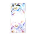 XPERIA XZ1 SO-01K エクスペリア XZ1 so01k 専用 TPUケース igcase スマホカバー カバー ケース ソフトケース 014578 花 フラワー 色彩