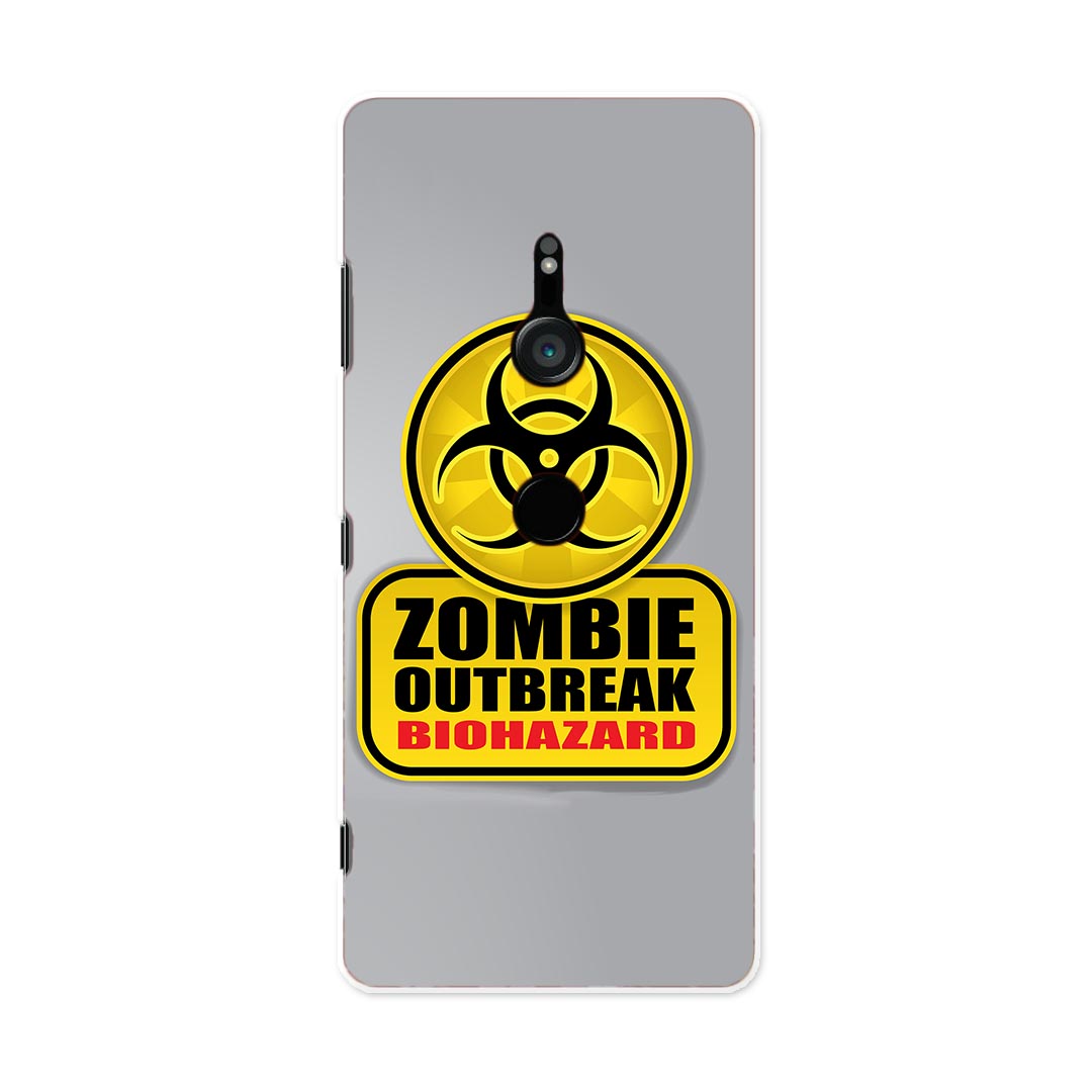 SO-01L Xperia XZ3 エクスペリア エックスゼットスリー so01l docomo ドコモ スマホ カバー スマホケース スマホカバー PC ハードケース 001180 標識 ゾンビ バイオハザード