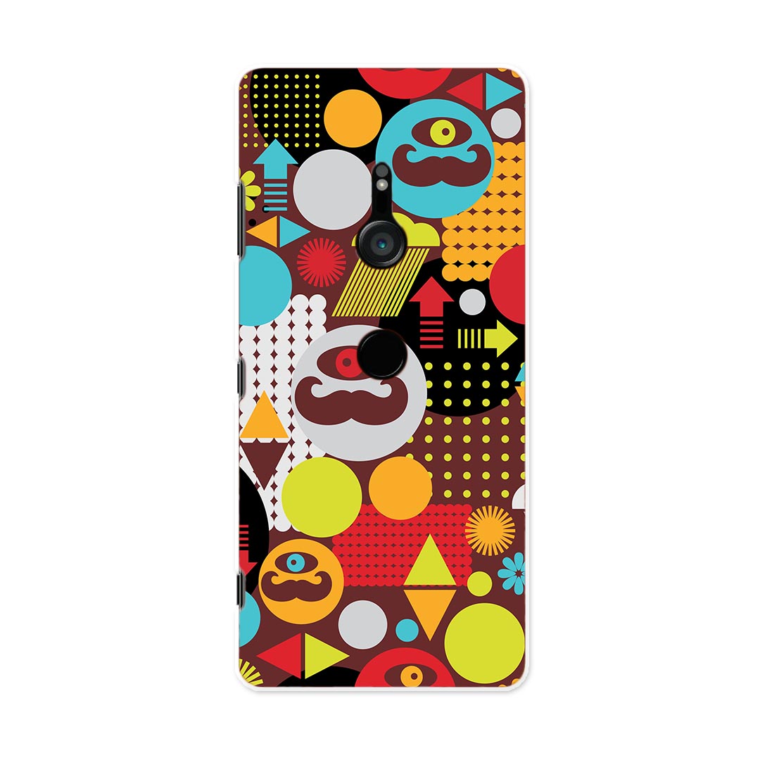 801SO Xperia XZ3 エクスペリア エックスゼットスリー 801so softbank スマホ カバー ケース スマホケース スマホカバー TPU ソフトケース 002417 キャラクター　模様　カラフル