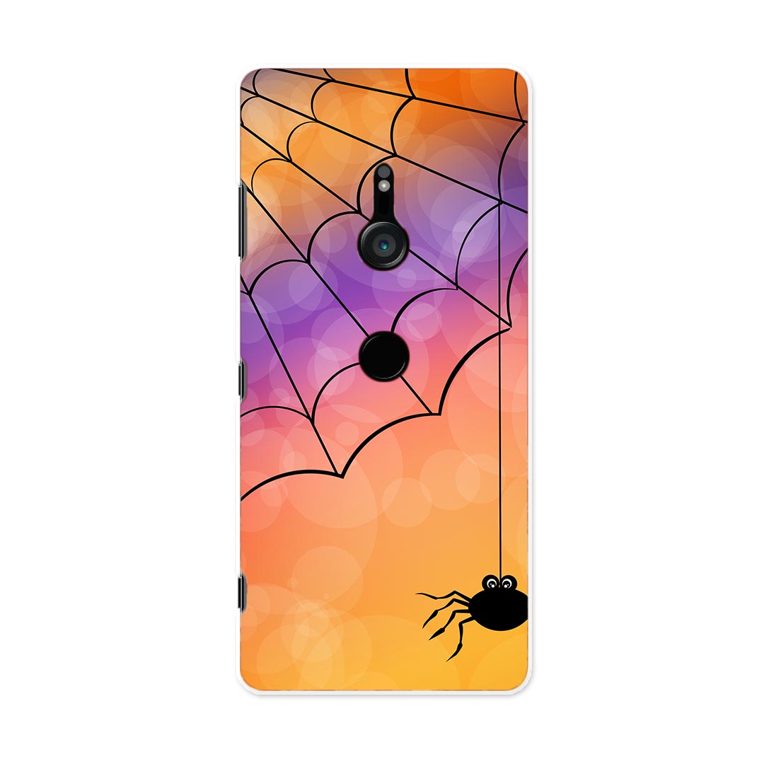 SO-01L Xperia XZ3 エクスペリア エックスゼットスリー so01l docomo ドコモ スマホ カバー スマホケース スマホカバー PC ハードケース 003643 蜘蛛 カラフル