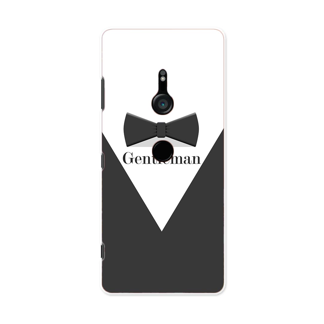 SO-01L Xperia XZ3 エクスペリア エックスゼットスリー so01l docomo ドコモ スマホ カバー ケース スマホケース スマホカバー PC ハードケース 010522 蝶ネクタイ おしゃれ 英語