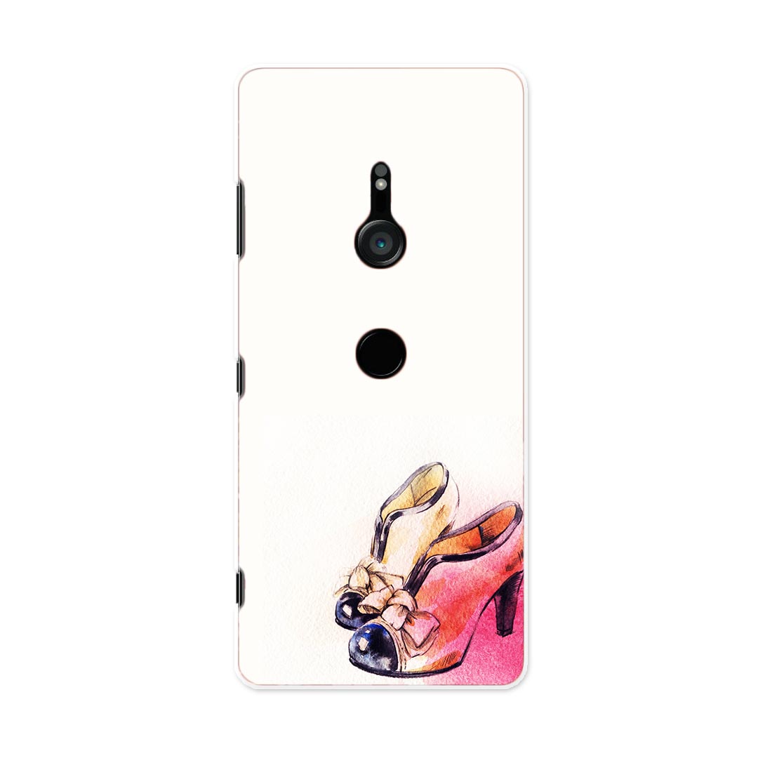 801SO Xperia XZ3 エクスペリア エックスゼットスリー 801so softbank スマホ カバー ケース スマホケース スマホカバー PC ハードケース 010894 靴　ハイヒール　ピン鵜のサムネイル