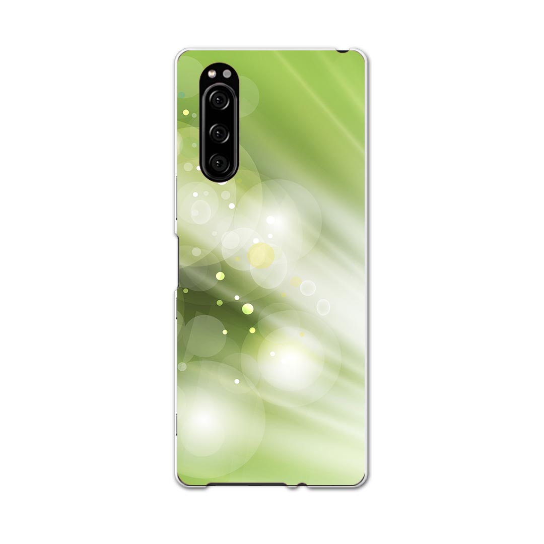 Mobile Phone Cases - SO-01M Xperia 5 エクスペリア ファイブ so01m docomo ドコモ スマホ カバー 全機種対応 あり ケース スマホケース スマホカバー TPU ソフトケース 001842 シンプル　模様　緑