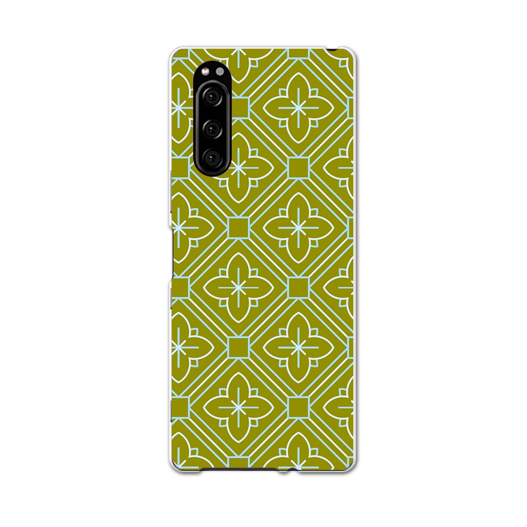 樂天商城 - SO-01M Xperia 5 エクスペリア ファイブ so01m docomo ドコモ スマホ カバー 全機種対応 あり ケース スマホケース スマホカバー TPU ソフトケース 004296 模様　緑