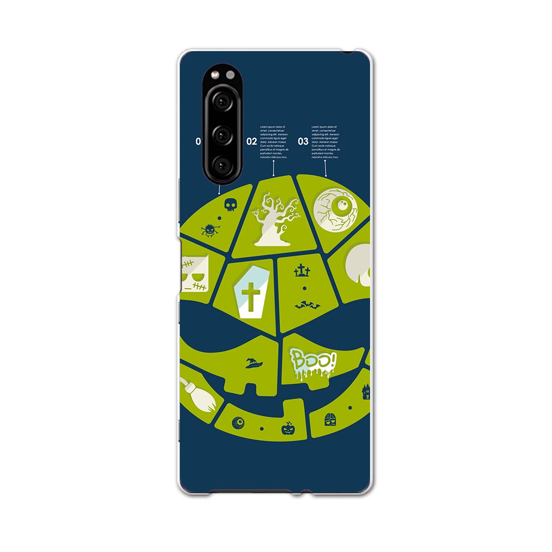 乐天商城 - SO-01M Xperia 5 エクスペリア ファイブ so01m docomo ドコモ スマホ カバー 全機種対応 あり ケース スマホケース スマホカバー TPU ソフトケース 007188 ハロウィン　キャラクター