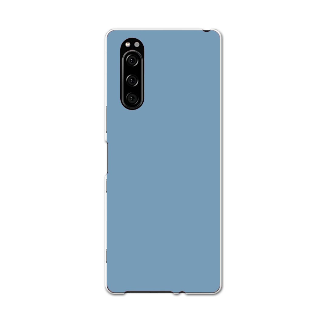 樂天商城 - SOV41 Xperia 5 エクスぺリア ファイブ xperia5 sov41 au エーユー スマホ カバー 全機種対応 あり ケース スマホケース スマホカバー TPU ソフトケース 008979 シンプル　無地　青