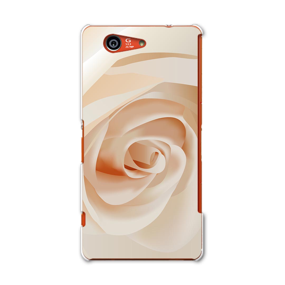SO-02G Xperia Z3 compact エクスペリア so02g docomo ドコモ スマホ カバー ケース スマホケース スマホカバー TPU ソフトケース 花 薔薇 フラワー 001322
