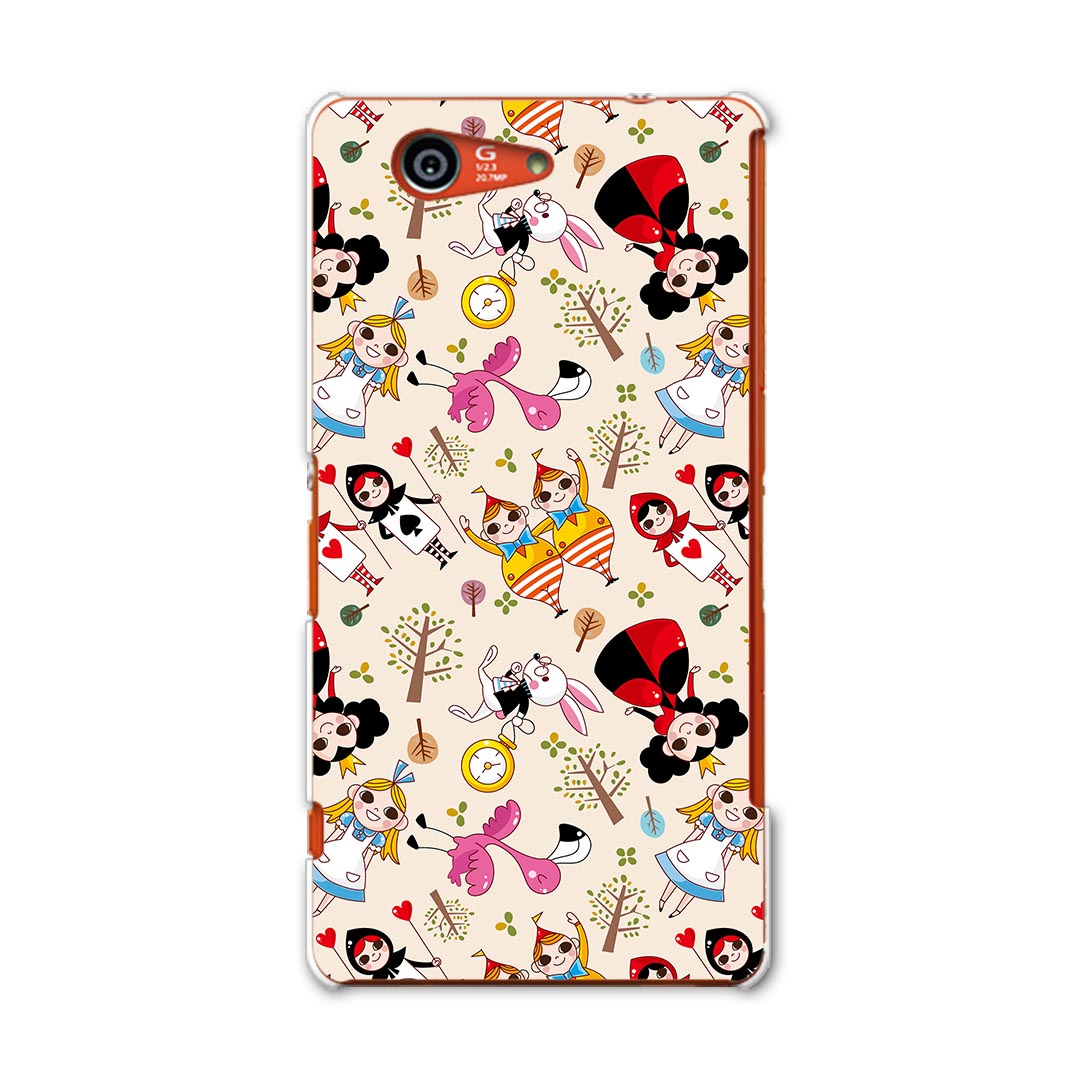 SO-02G Xperia Z3　compact エクスペリア so02g docomo ドコモ スマホ カバー ケース スマホケース スマホカバー TPU ソフトケース 　イラスト ラブリー 006687のサムネイル