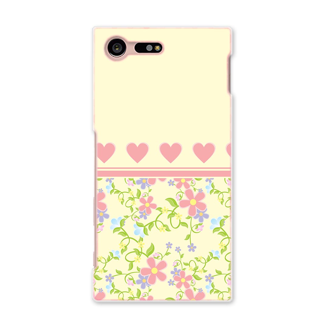 乐天商城 - SO-02J Xperia Z compact エクスペリア so02j docomo ドコモ スマホ カバー ケース スマホケース スマホカバー PC ハードケース ハート フラワー ガーリー フラワー 004976