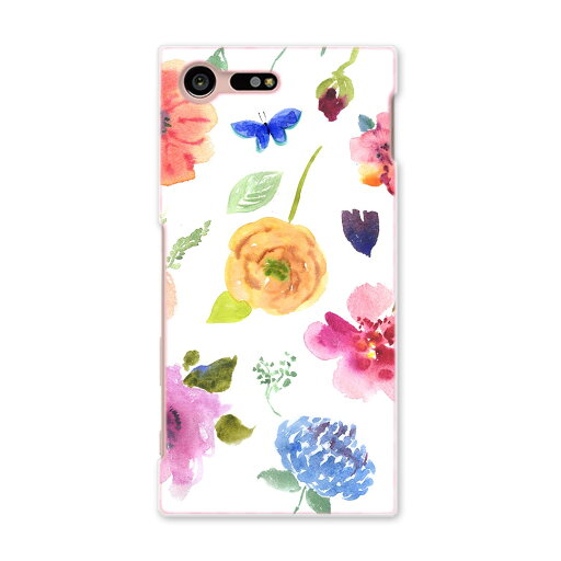 SO-02J Xperia Z compact エクスペリア so02j docomo ドコモ スマホ カバー スマホケース スマホカバー PC ハードケース 花 フラワー 水彩 カラフル フラワー 008752 SO-02J Xperia Z compact エクスペリア so02j docomo ドコモ スマホ カバー スマホケース スマホカバー PC ハードケース 花 フラワー 水彩 カラフル フラワー 008752