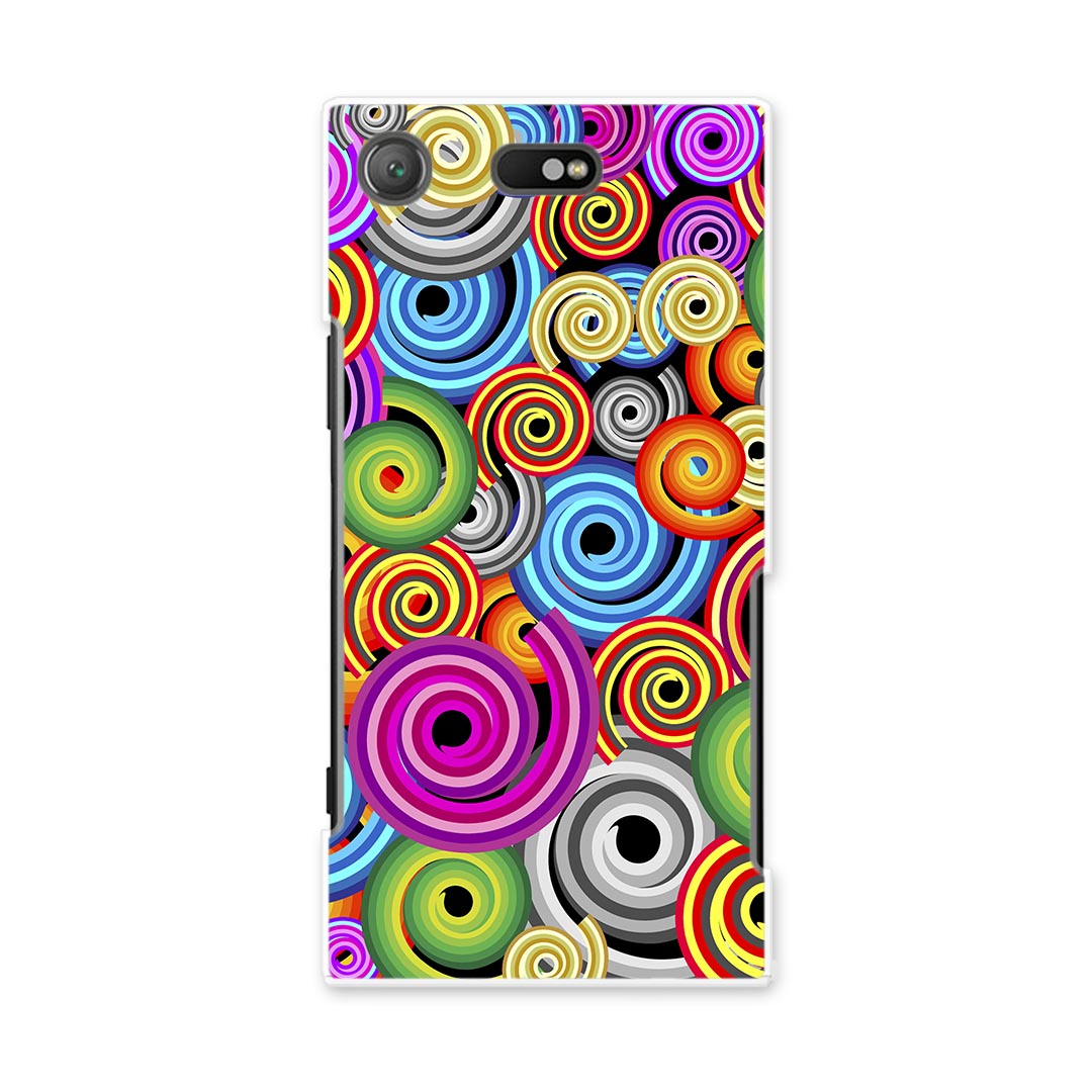 SO-02K XPERIA XZ1 Compact エクスペリア so02k docomo ドコモ スマホ カバー スマホケース スマホカバー PC ハードケース ナルト カラフル その他 000501