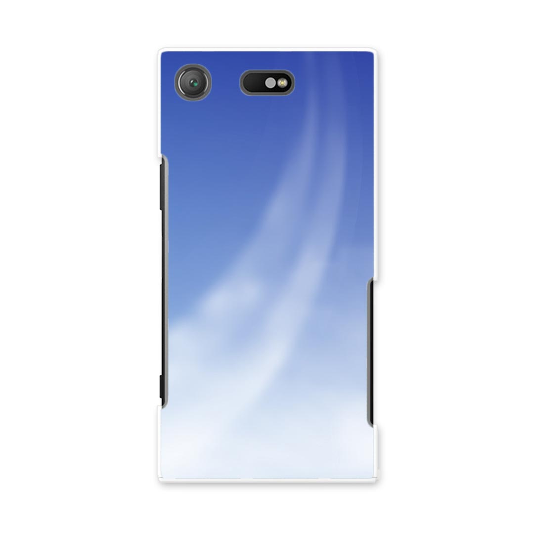 SO-02K XPERIA XZ1 Compact エクスペリア so02k docomo ドコモ スマホ カバー スマホケース スマホカバー PC ハードケース 飛行機雲 その他 001371のサムネイル