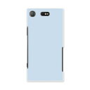 SO-02K XPERIA XZ1 Compact エクスペリア so02k docomo ドコモ スマホ カバー スマホケース スマホカバー PC ハードケース シンプル 無地 青 その他 009004