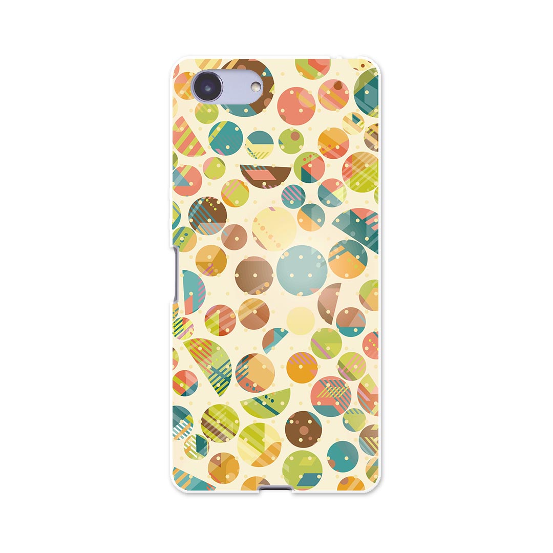 SO-02L Xperia Ace エクスペリア エース so02l docomo ドコモ スマホ カバー スマホケース スマホカバー PC ハードケース 010421 水玉　ドット　カラフル
