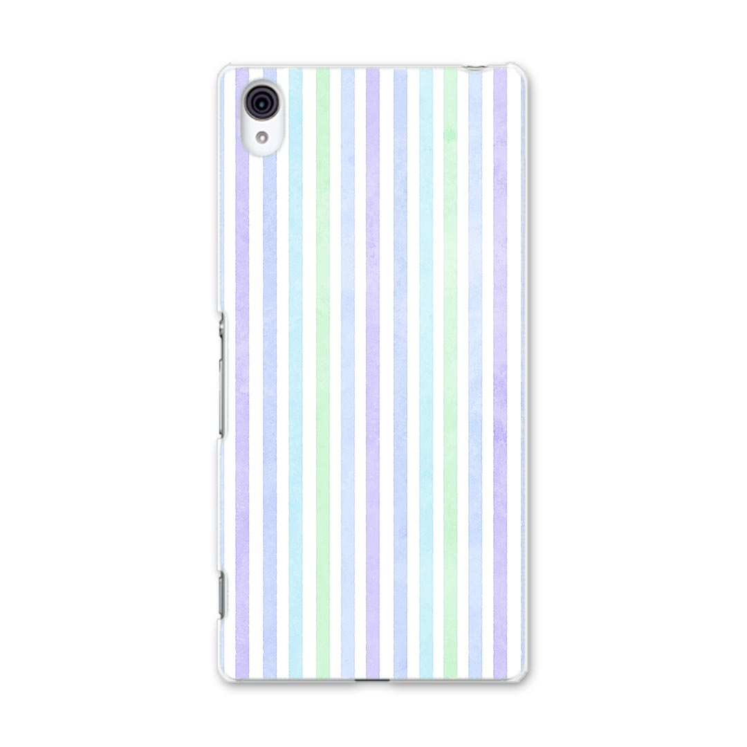 402SO Xperia Z4 エクスペリア softbank ソフトバンク スマホ カバー スマホケース ハード pc ケース ハードケース ストライプ　 チェック・ボーダー 000930