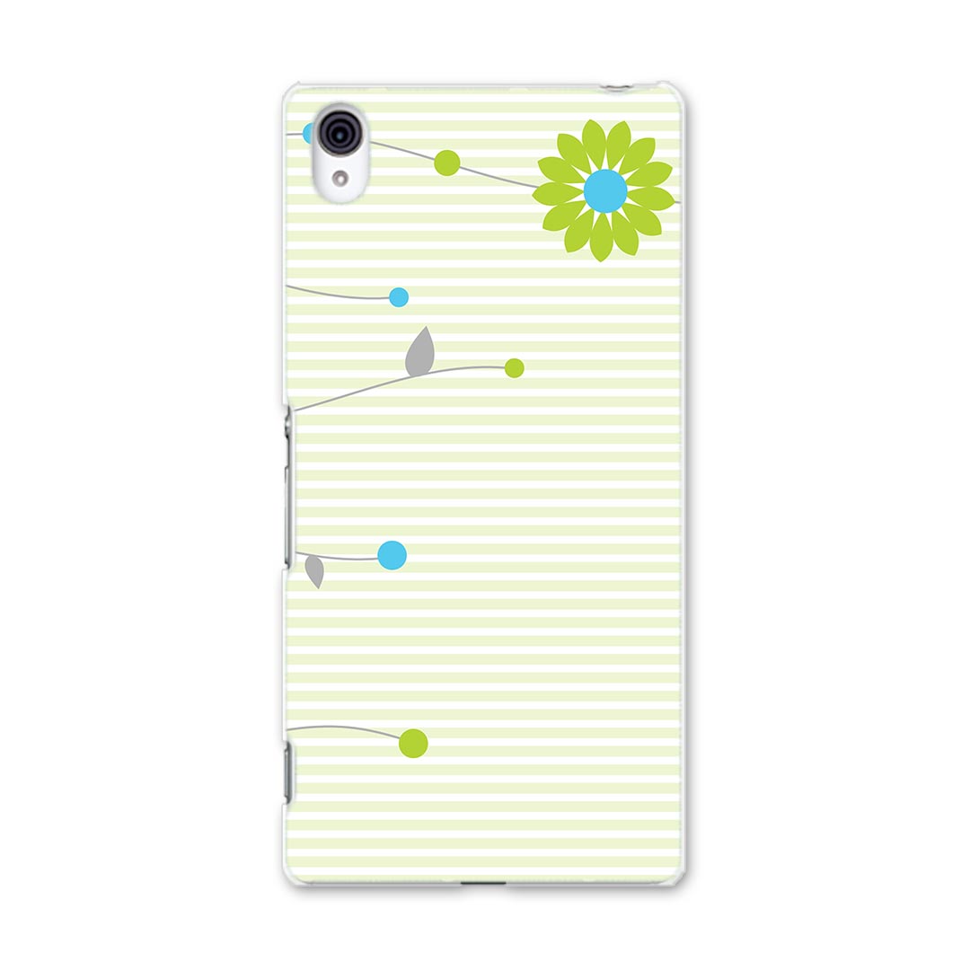 SO-03G Xperia Z4 エクスペリア so03g docomo ドコモ スマホ カバー スマホケース スマホカバー TPU ソフトケース シンプル 花 フラワー 001330(2.0)