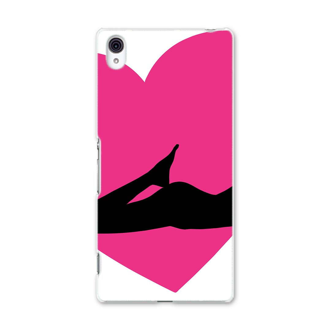 SO-03G Xperia Z4 エクスペリア so03g docomo ドコモ スマホ カバー スマホケース スマホカバー TPU ソフトケース 人物 イラスト ピンク ラブリー フラワー 003155