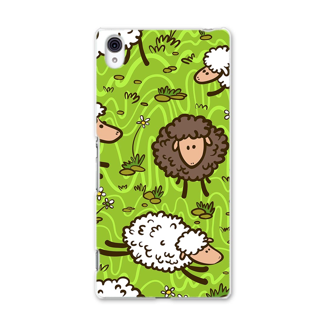 SO-03G Xperia Z4 エクスペリア so03g docomo ドコモ スマホ カバー スマホケース スマホカバー PC ハードケース ひつじ イラスト アニマル 006632