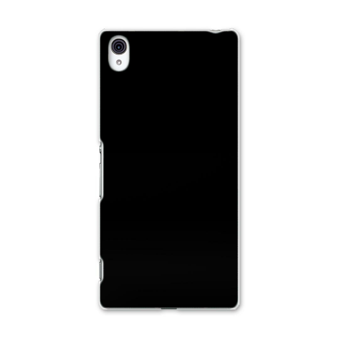 402SO Xperia Z4 エクスペリア softbank ソフトバンク スマホ カバー スマホケース ハード pc ケース ハードケース 黒　ブラック　マーク クール 008917