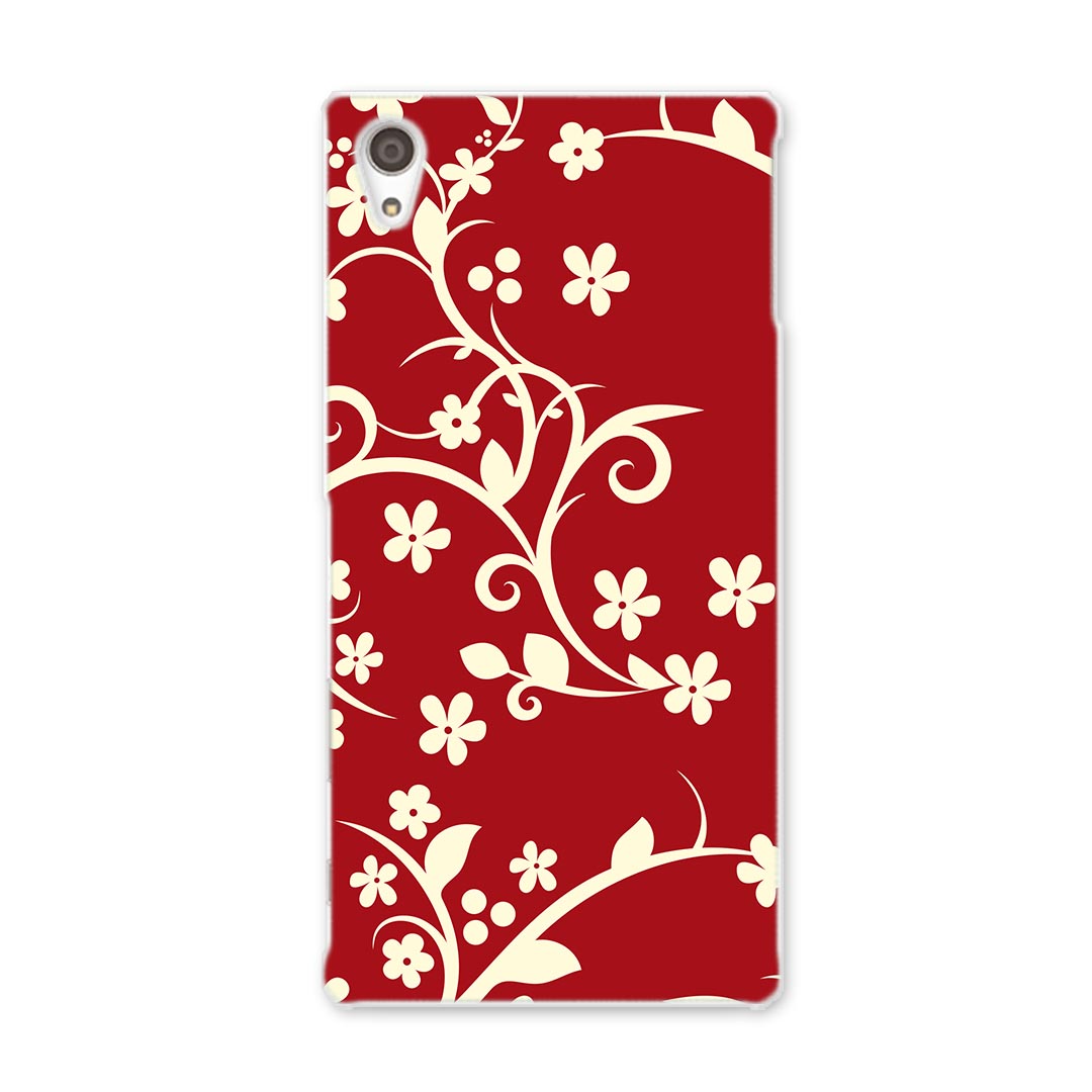 SO-03H Xperia Z5 premium エクスペリア プレミアム so03h docomo ドコモ スマホ カバー スマホケース スマホカバー TPU ソフトケース 花 フラワー 赤 フラワー 003915(2.0)