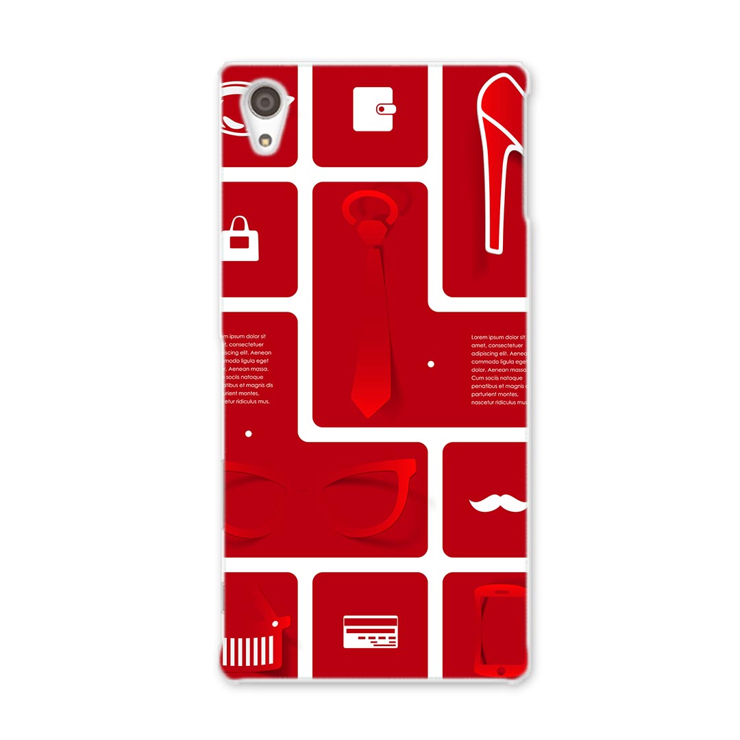 SO-03H Xperia Z5 premium エクスペリア プレミアム so03h docomo ドコモ スマホ カバー スマホケース スマホカバー TPU ソフトケース 眼鏡 ネクタイ アイコン その他 006929