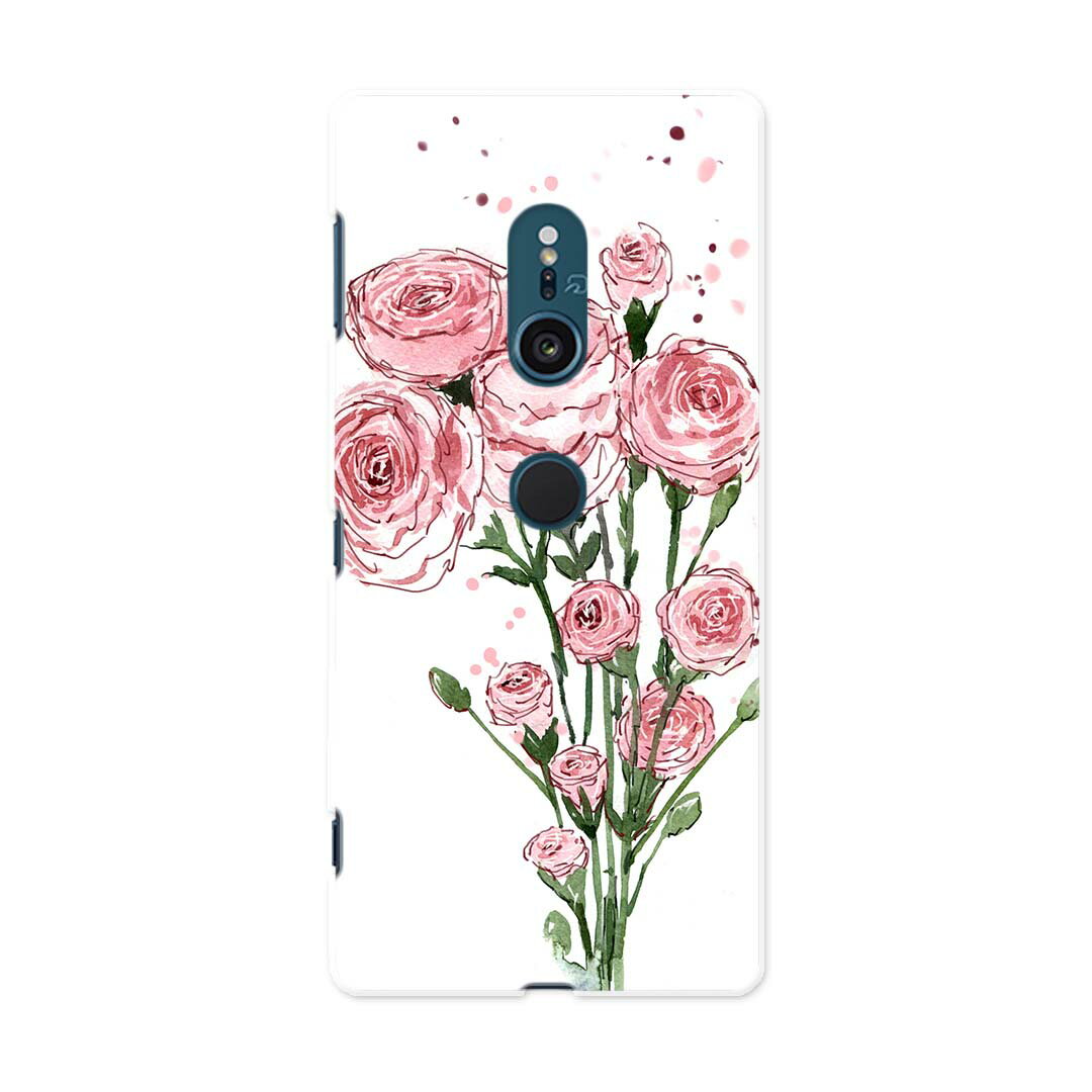 SO-03K Xperia XZ2 エクスペリア エックスゼットツー docomo so03k ドコモ スマホ カバー スマホケース スマホカバー PC ハードケース 012927 母の日 カーネーション 花