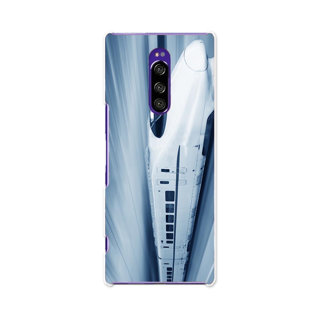 SOV40 Xperia 1 エクスペリア ワン au エーユー sov40 スマホ カバー ケース スマホケース スマホカバー TPU ソフトケース 000868 新幹線
