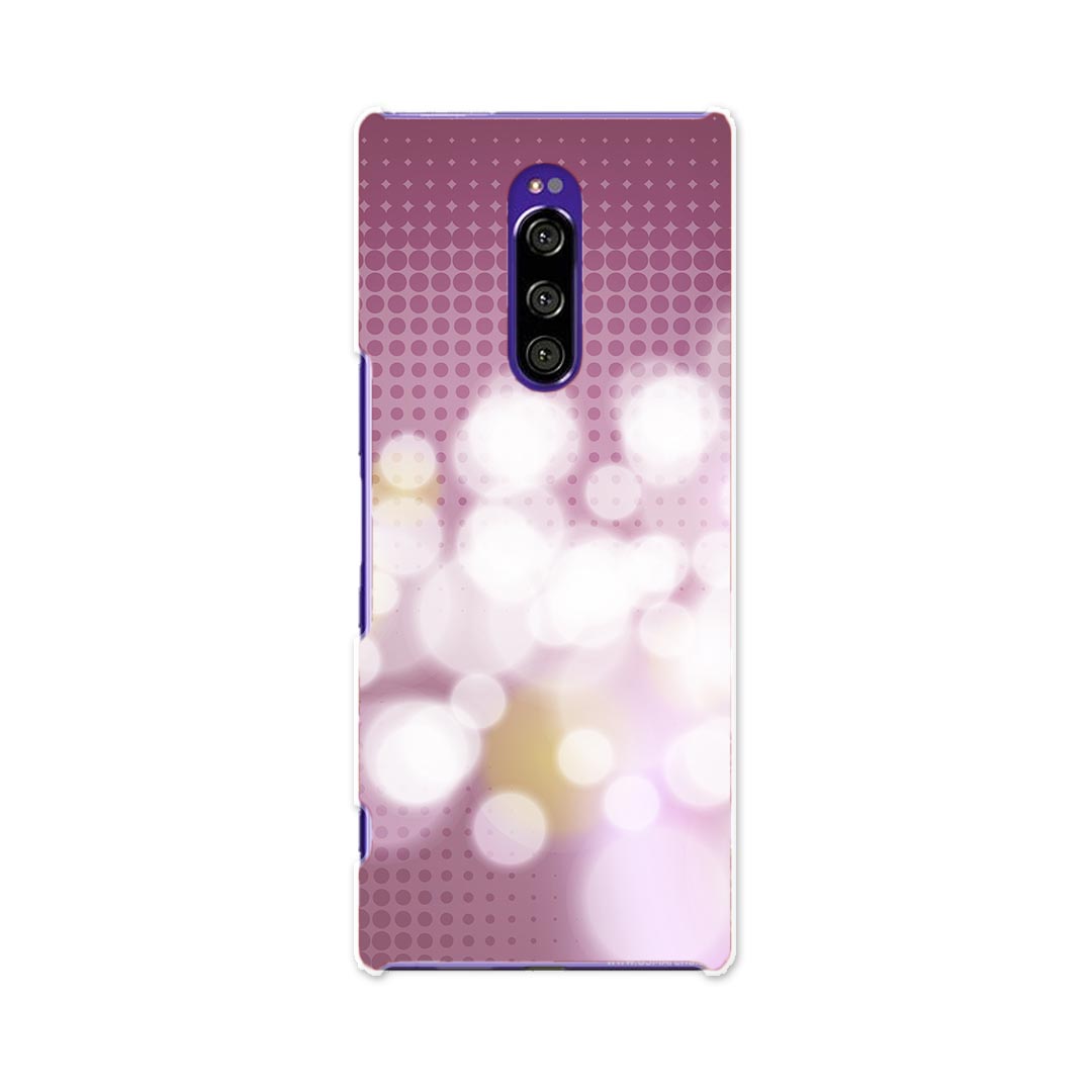 SOV40 Xperia 1 エクスペリア ワン au エーユー sov40 スマホ カバー ケース スマホケース スマホカバー TPU ソフトケース 002033 シンプル 紫