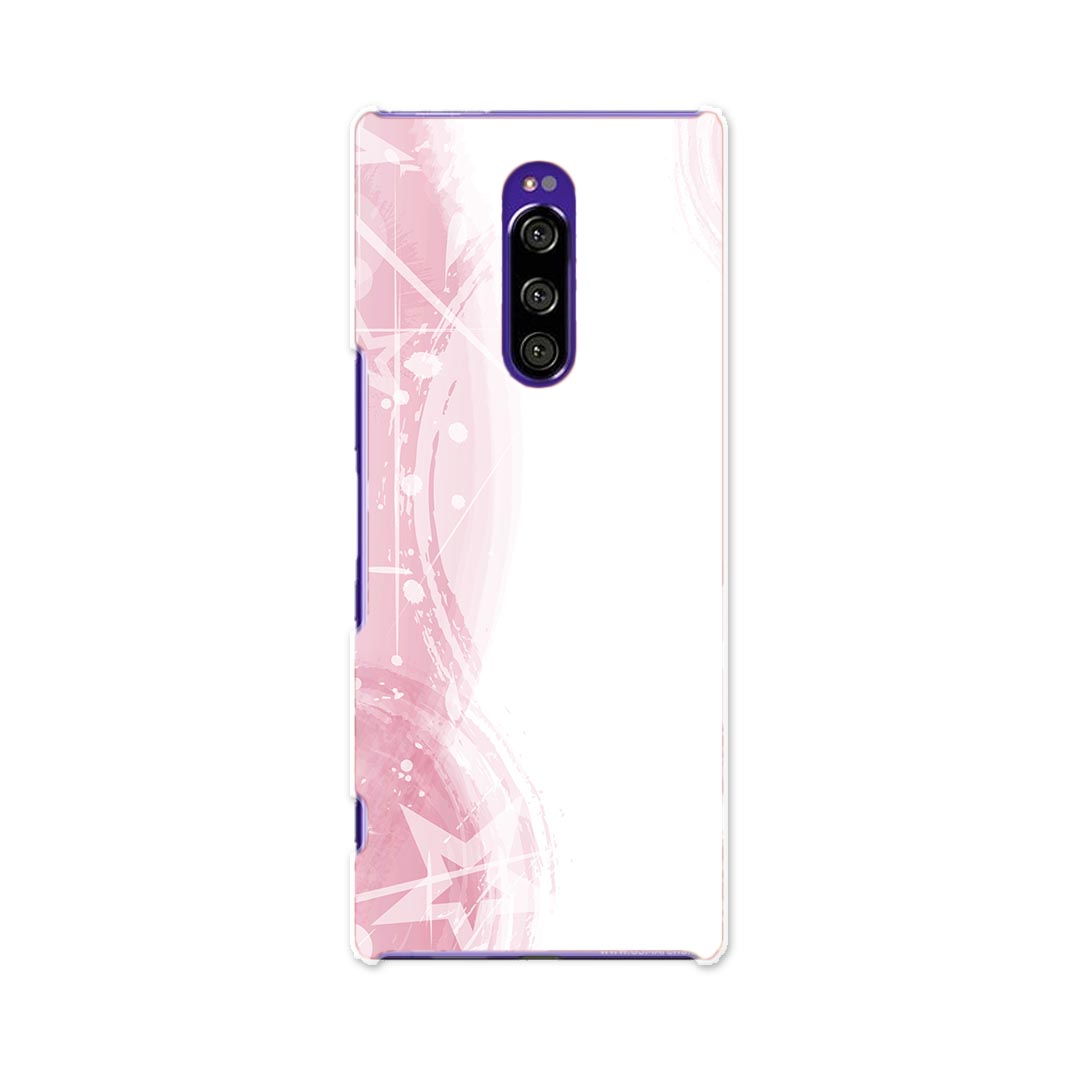 SO-03L Xperia 1 エクスペリア ワン docomo ドコモ so03l スマホ カバー 全機種対応 あり ケース スマホケース スマホカバー TPU ソフトケース 002147 星 ピンク