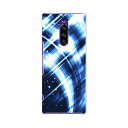 SO-03L Xperia 1 エクスペリア ワン docomo ドコモ so03l スマホ カバー 全機種対応 あり ケース スマホケース スマホカバー TPU ソフトケース 002273 蛍光 青(2)