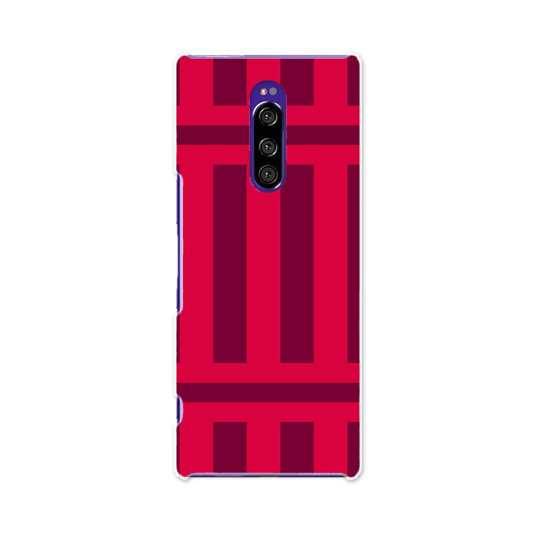 SO-03L Xperia 1 エクスペリア ワン docomo ドコモ so03l スマホ カバー 全機種対応 あり ケース スマホケース スマホカバー TPU ソフトケース 007173 赤　レッド