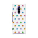 SO-03L Xperia 1 エクスペリア ワン docomo ドコモ so03l ケース スマホケース スマホカバー PC ハードケース 008277 カラフル レインボー 水玉 模様(2)