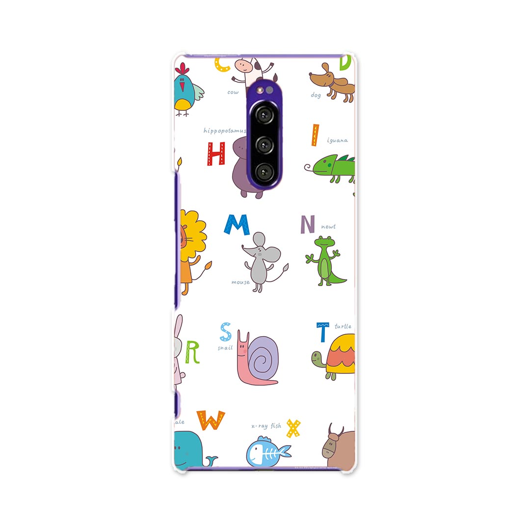 802SO Xperia 1 エクスペリア ワン softbank ソフトバンク 802so スマホ カバー ケース スマホケース スマホカバー TPU ソフトケース 009654 英語　動物　文字
