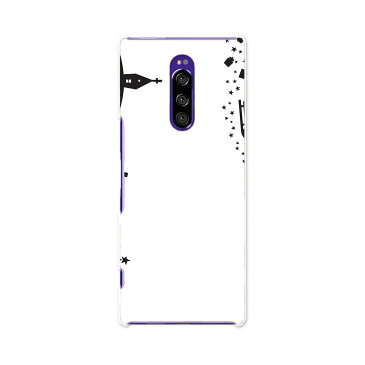 SO-03L Xperia 1 エクスペリア ワン docomo ドコモ so03l スマホ カバー 全機種対応 あり ケース スマホケース スマホカバー TPU ソフトケース 010015 クリスマス　サンタ　白　黒