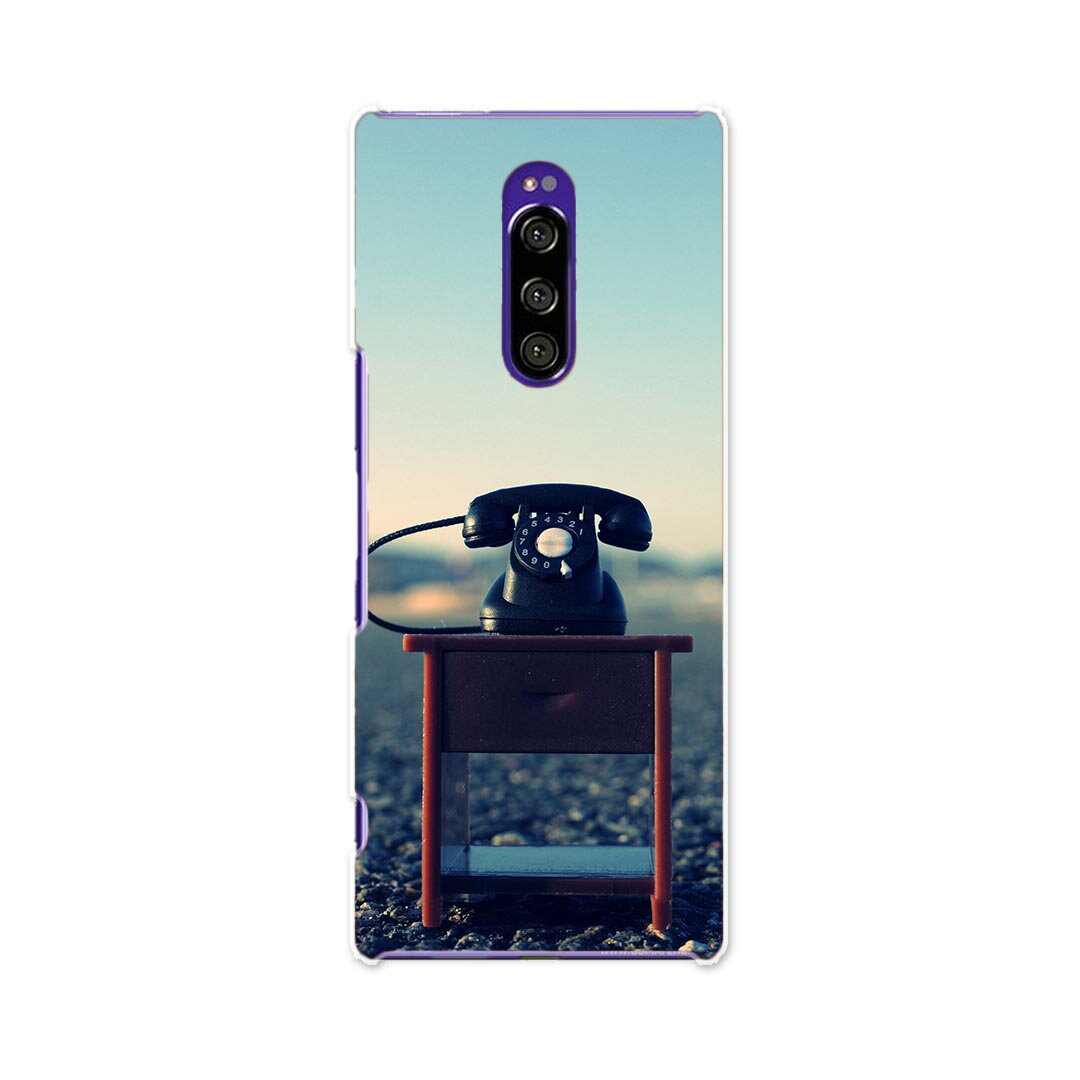 SO-03L Xperia 1 エクスペリア ワン docomo ドコモ so03l スマホ カバー 全機種対応 あり ケース スマホケース スマホカバー TPU ソフトケース 010837 電話 レトロ 写真