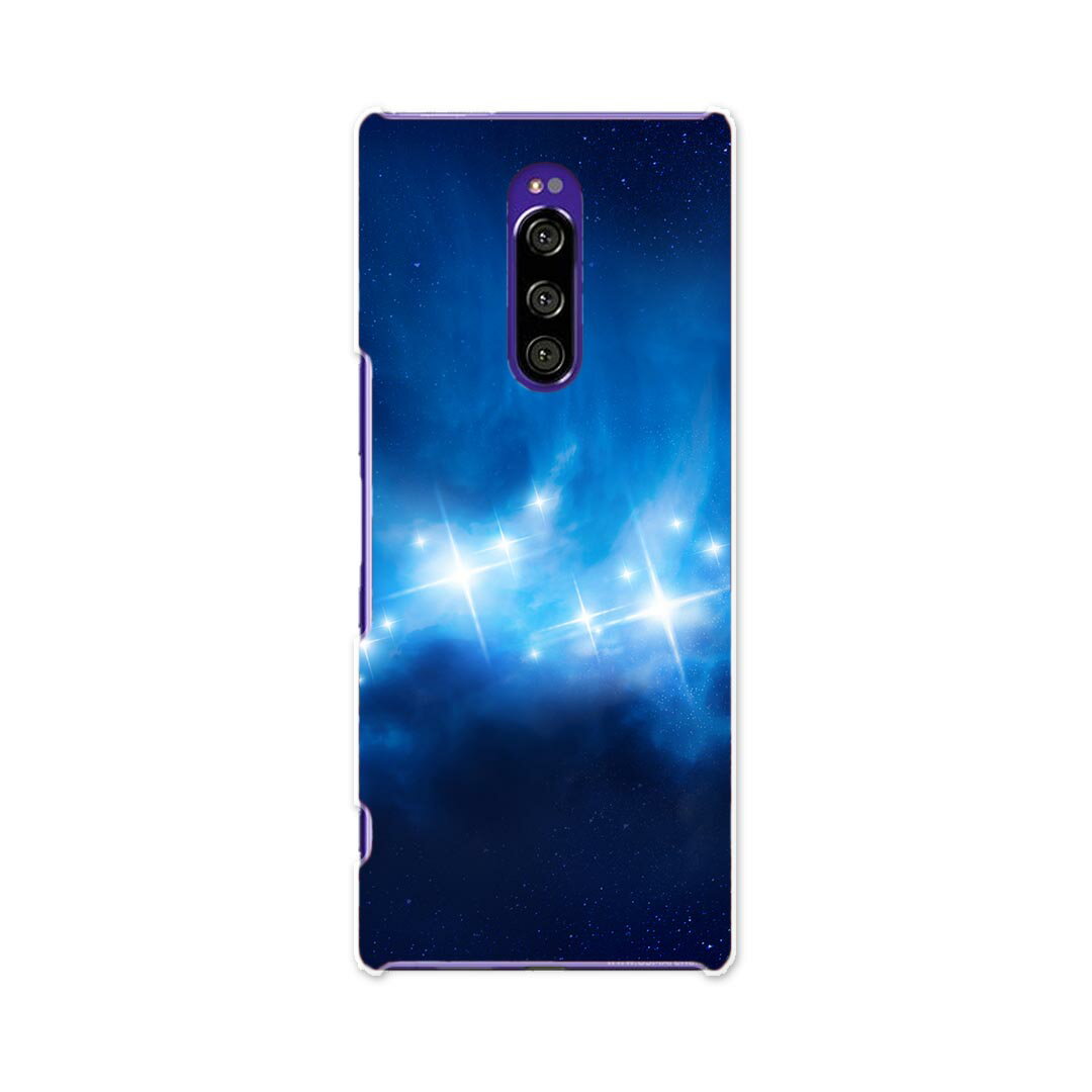 SO-03L Xperia 1 エクスペリア ワン docomo ドコモ so03l スマホ カバー 全機種対応 あり ケース スマホケース スマホカバー TPU ソフトケース 012664 空　星空　キラキラ