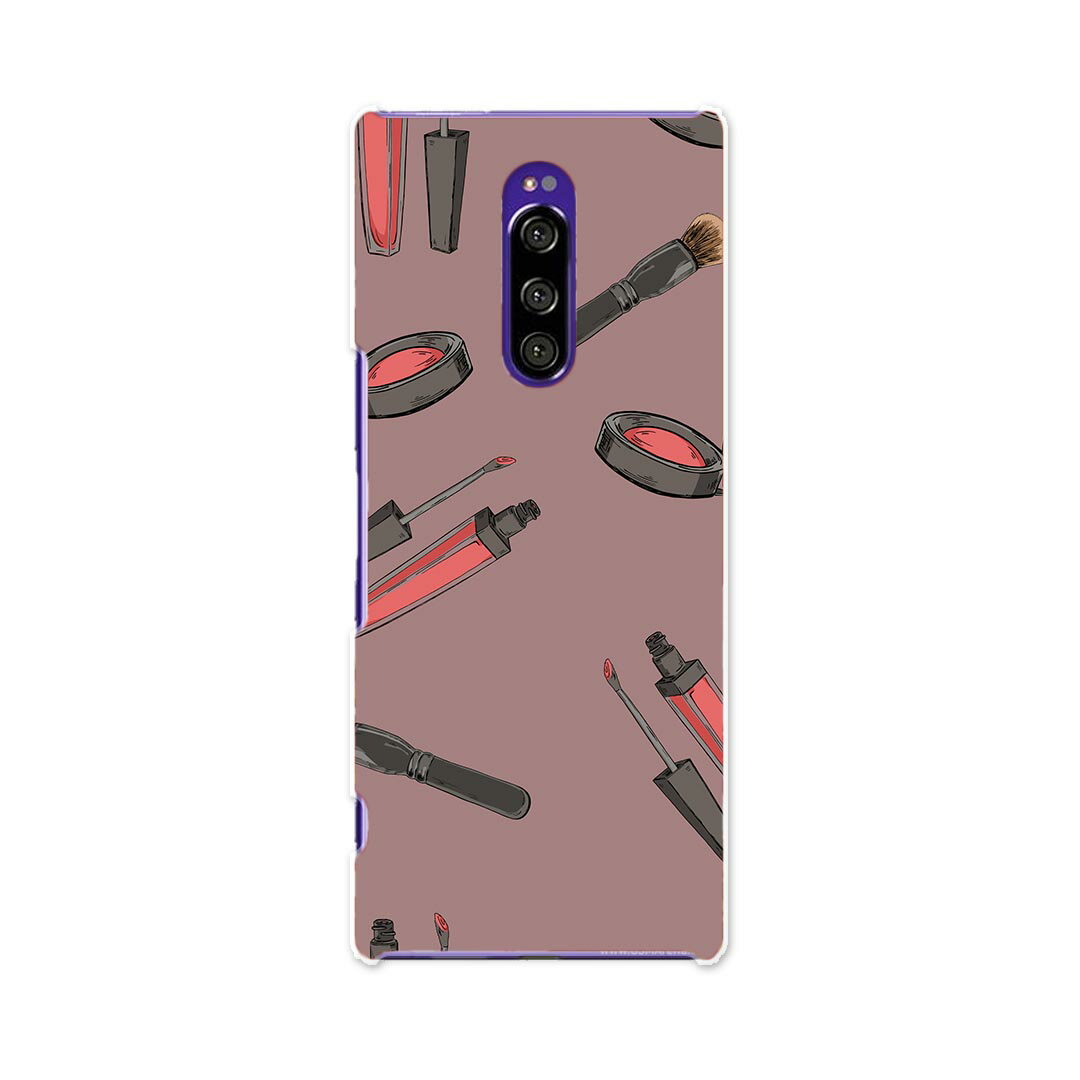 SOV40 Xperia 1 エクスペリア ワン au エーユー sov40 スマホ カバー ケース スマホケース スマホカバー TPU ソフトケース 012810 メイク　リップ　おしゃれ
