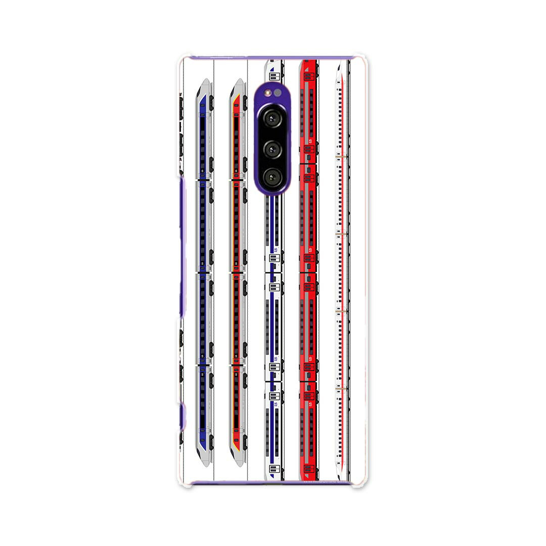802SO Xperia 1 エクスペリア ワン softbank ソフトバンク 802so スマホ カバー ケース スマホケース スマホカバー TPU ソフトケース 013216 乗り物　新幹線　電車