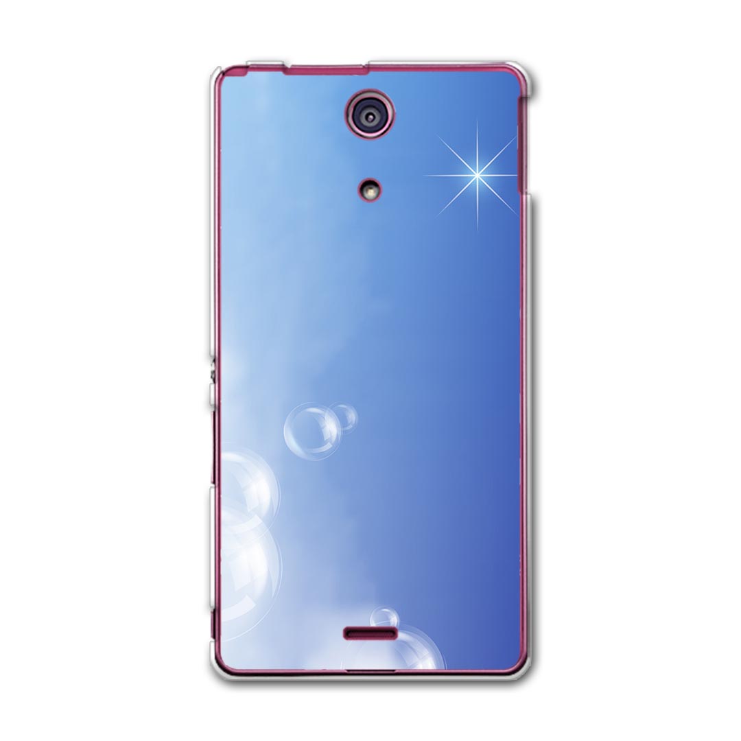 SO-04E XPERIA A エクスペリア so04e docomo ドコモ スマホ カバー スマホケース スマホカバー PC ハードケース シャボン玉 青空 その他 001373
