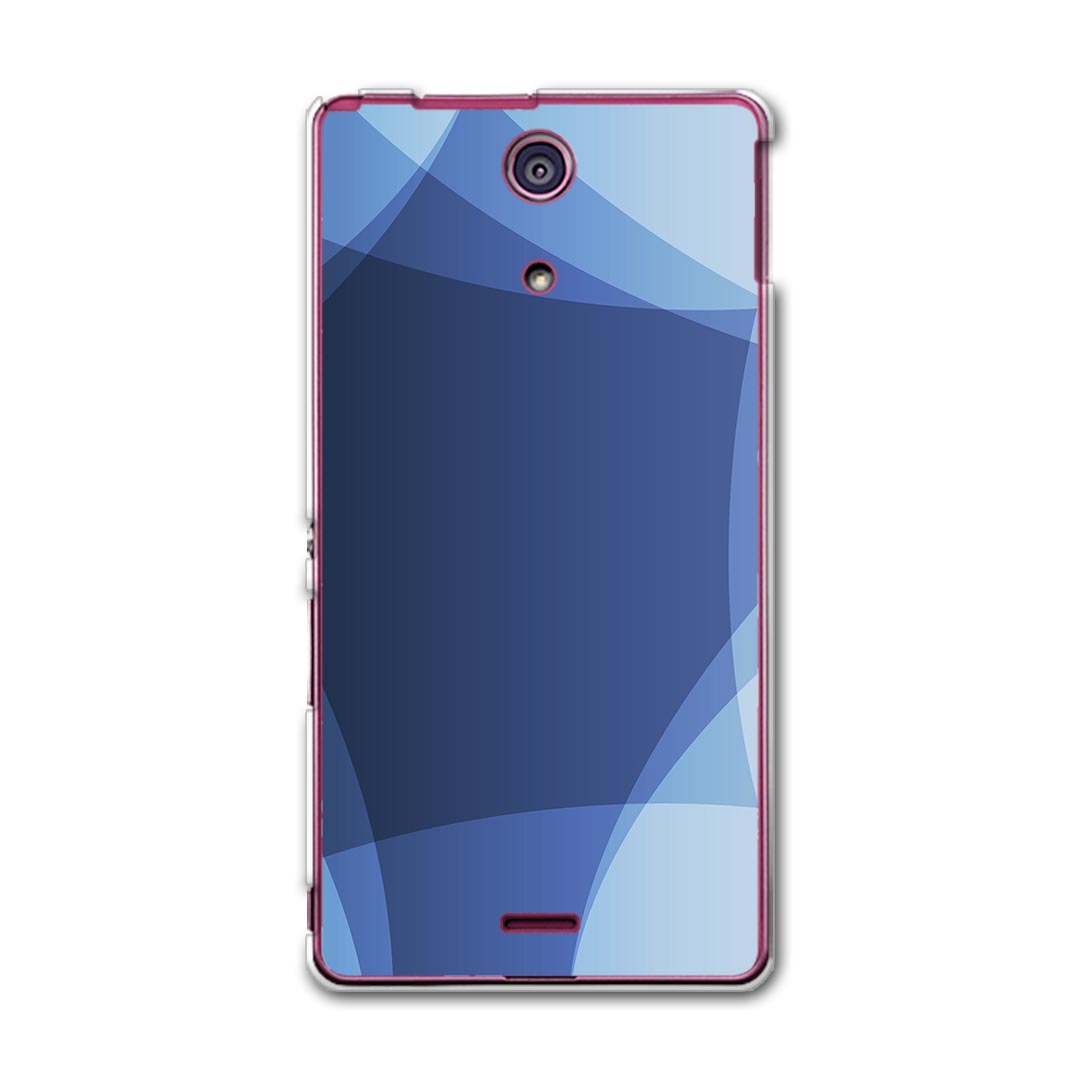 SO-04E XPERIA A エクスペリア so04e docomo ドコモ スマホ カバー スマホケース スマホカバー PC ハードケース シンプル 青 木目 002228