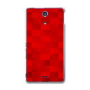 SO-04E XPERIA A エクスペリア so04e docomo ドコモ スマホ カバー ケース スマホケース スマホカバー PC ハードケース 赤 レッド 模様 チェック ボーダー 006762