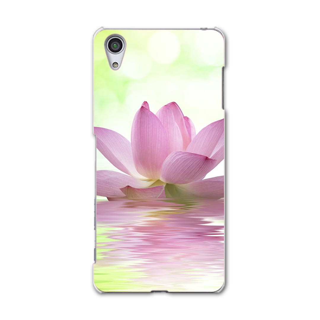 SOV33 スマホ カバー SOV33 ケース スマホケース スマホカバー TPU ソフトケース Xperia X Performance エクスペリア X パフォーマンス 蓮 水面 花 フラワー 000147 Sony ソニー au エーユー