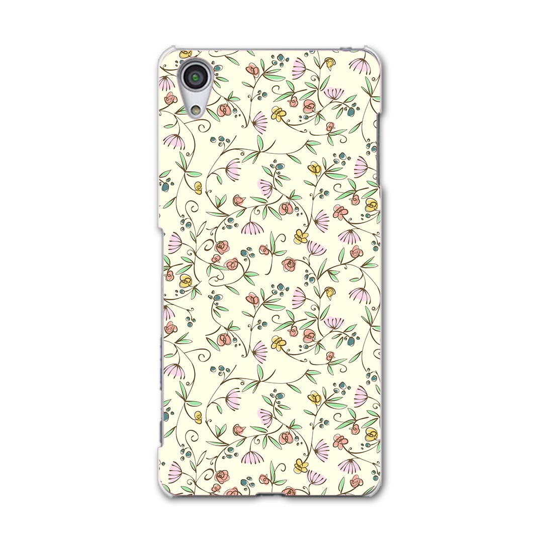 502SO Xperia X Performance エクスペリア X パフォーマンス softbank ソフトバンク 502so スマホ カバー ケース スマホケース スマホカバー TPU ソフトケース 004630 花　フラワー　シンプルのサムネイル