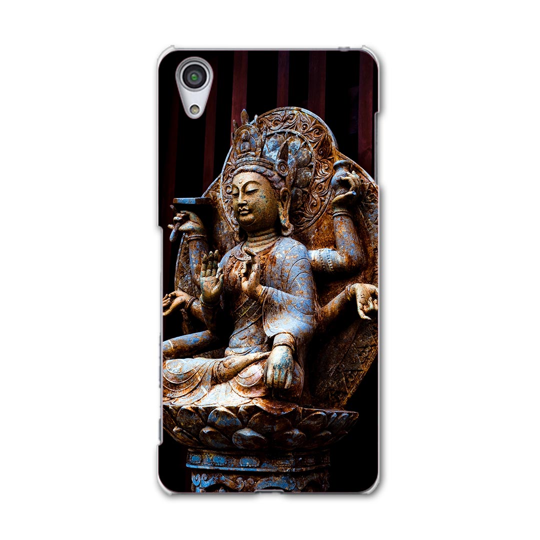 502SO Xperia X Performance エクスペリア X パフォーマンス softbank ソフトバンク 502so スマホ カバー ケース スマホケース スマホカバー TPU ソフトケース 005093 仏像　写真　黒