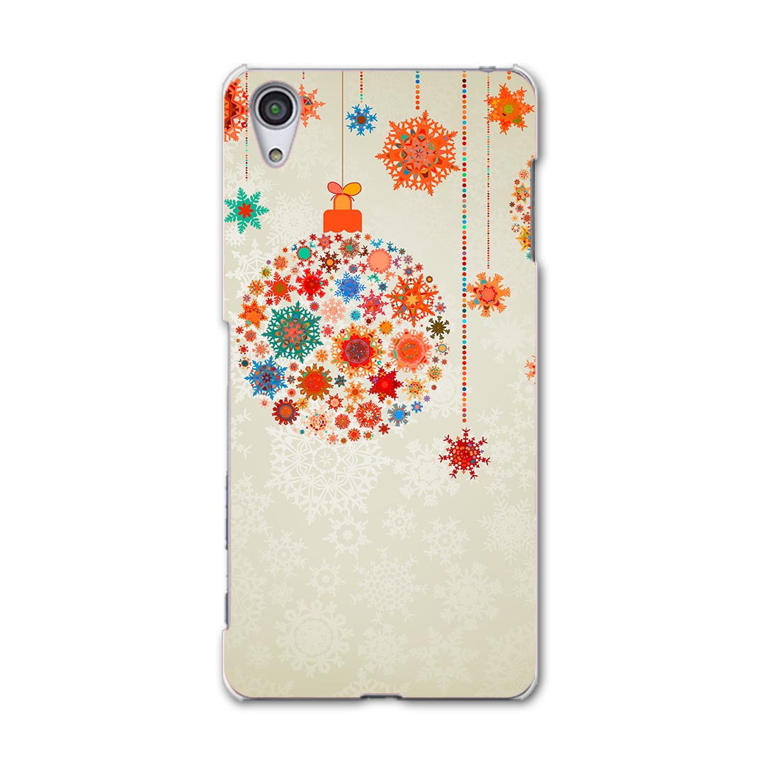 SOV33 スマホ カバー SOV33 ケース スマホケース スマホカバー TPU ソフトケース Xperia X Performance エクスペリア X パフォーマンス 雪 結晶 カラフル その他 006865 Sony ソニー au エーユー