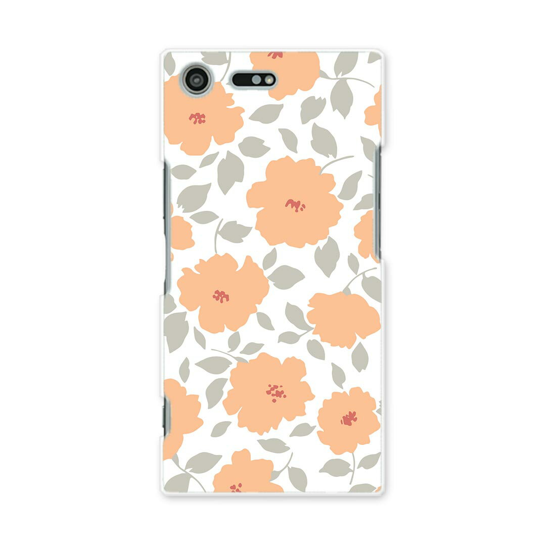 スマホ カバー あり ケース スマホケース スマホカバー TPU ソフトケース docomo au softbank 010832 花　フラワー　オレンジ