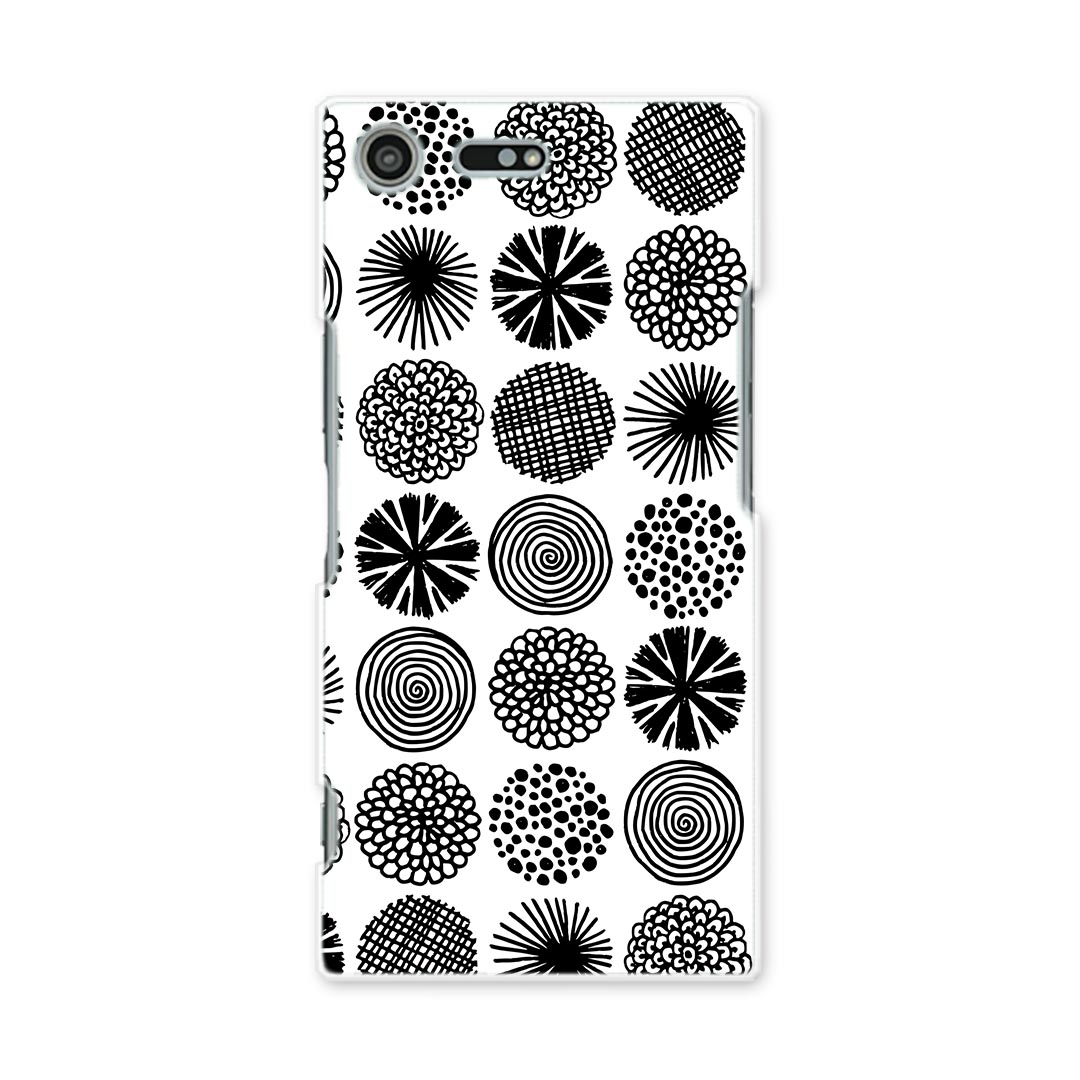 スマホ カバー あり ケース スマホケース スマホカバー TPU ソフトケース docomo au softbank 011215 花　フラワー　白　黒